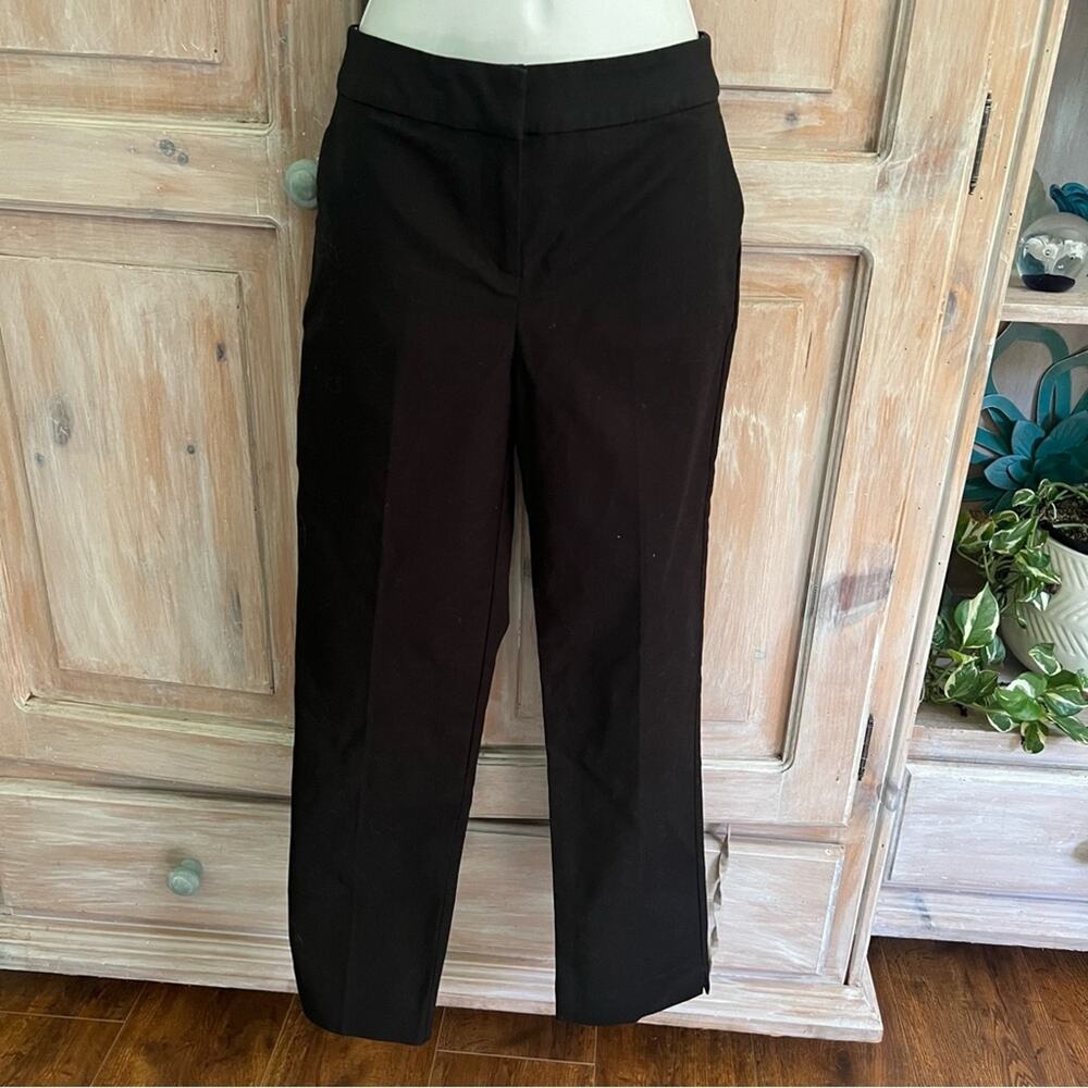 Boden Black Chino Cropped Capri Pants Women’s 4 NEW - Picture 2 of 9